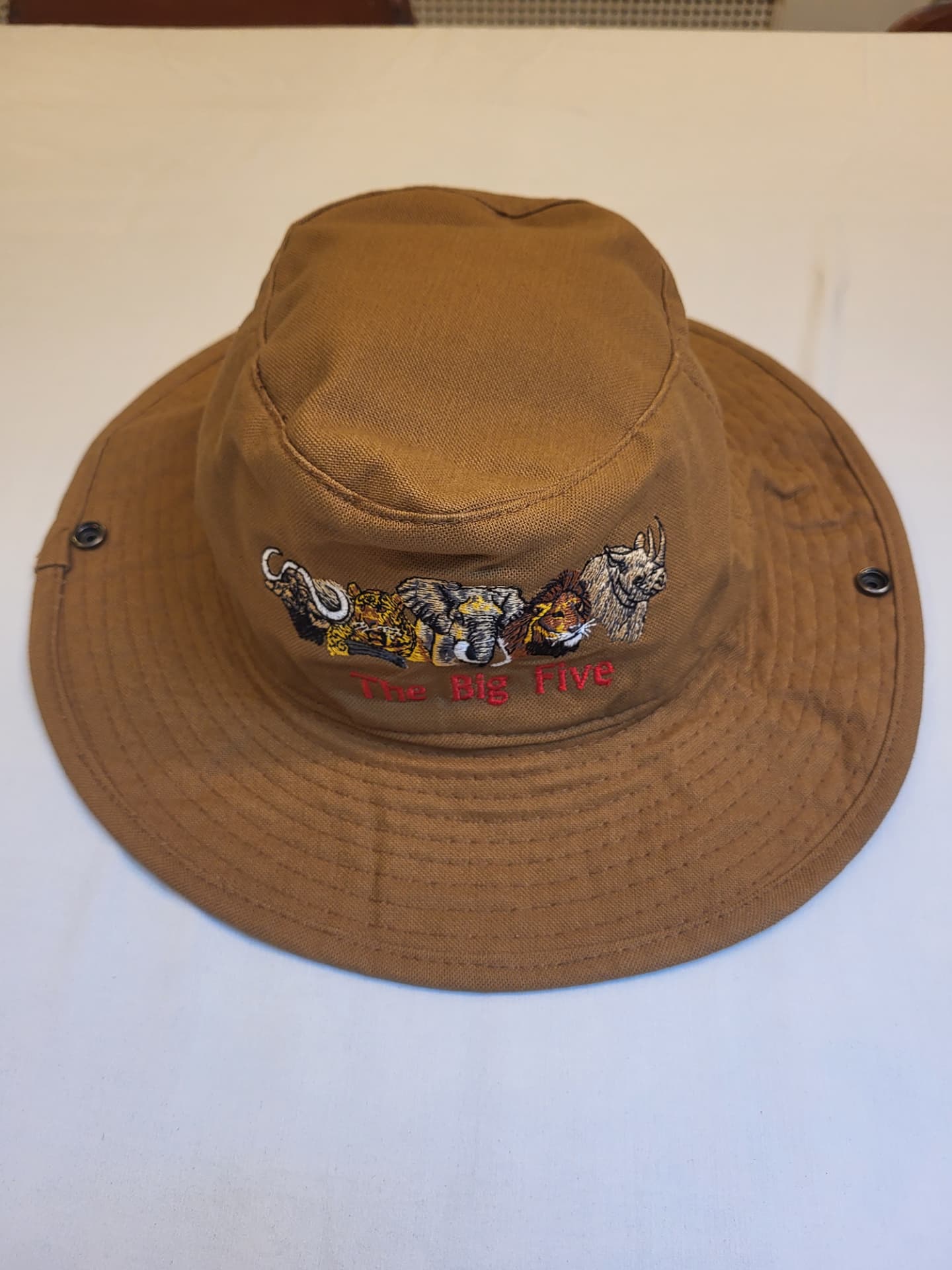 Big Five Safari Hat — Camel, Wide Brim