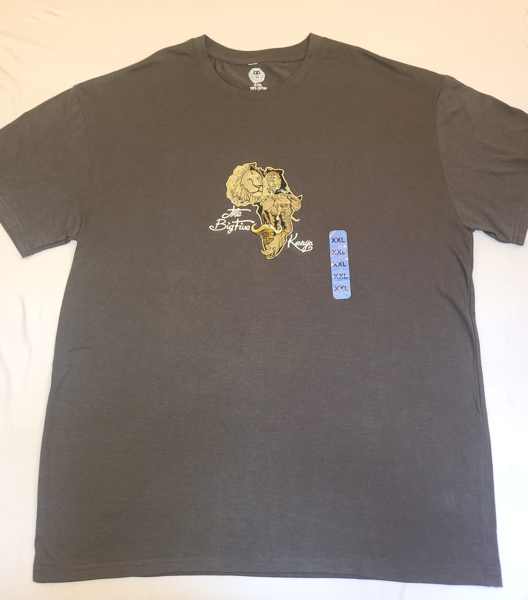 Big Five T-Shirt — Charcoal, XXL
