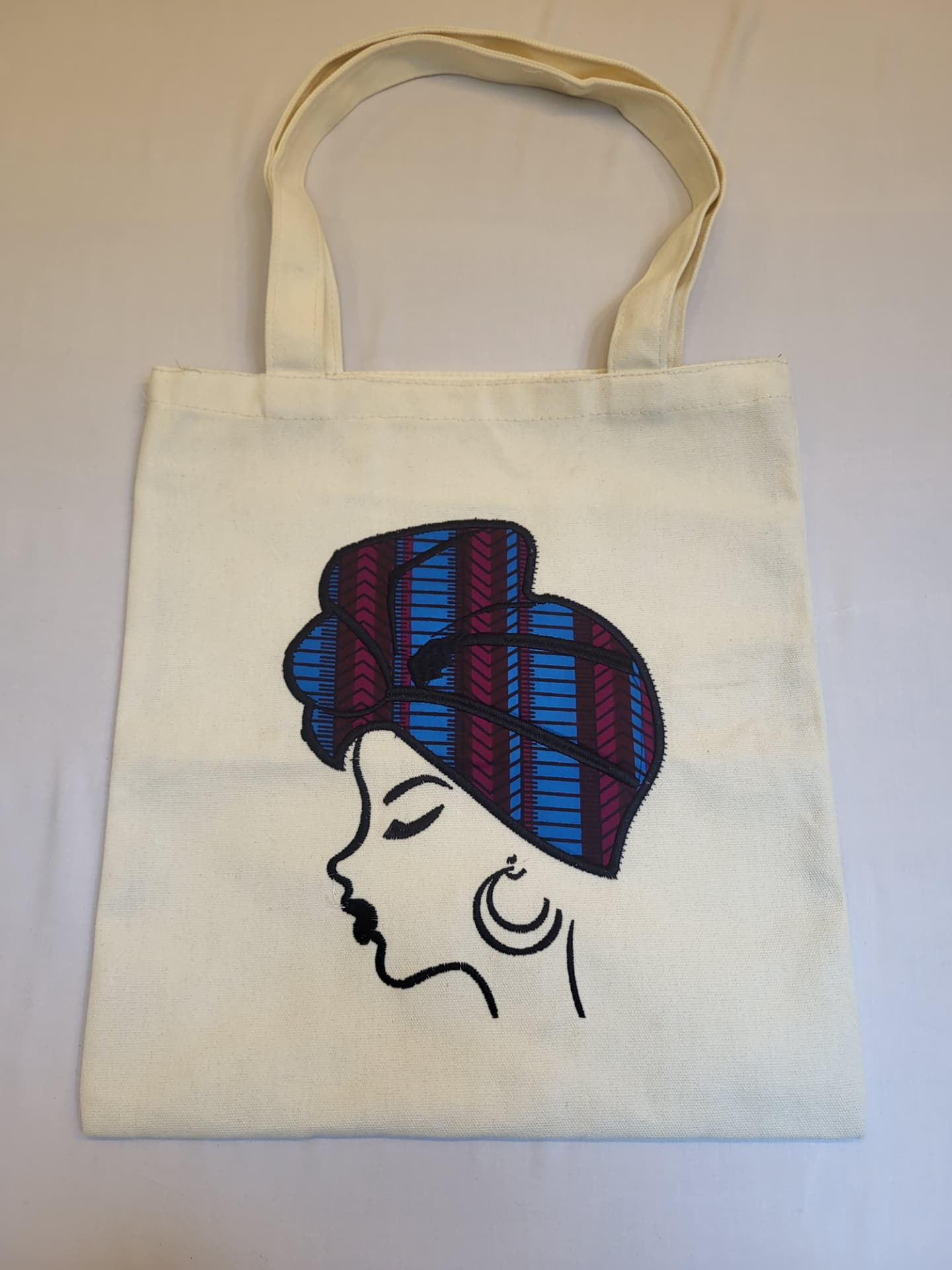 African Woman Canvas Tote Bag
