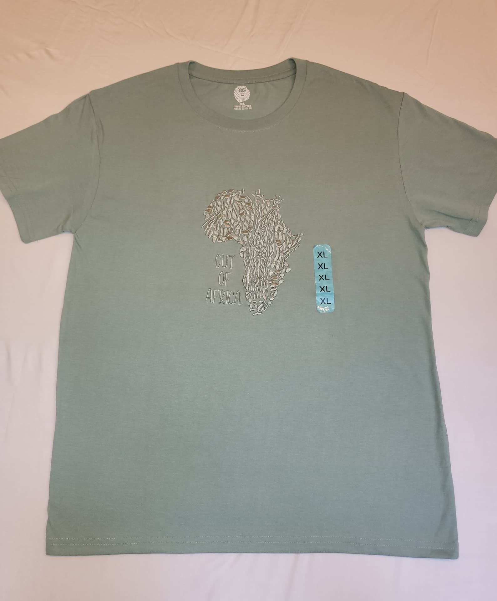 Out of Africa T-Shirt — Sage, XL